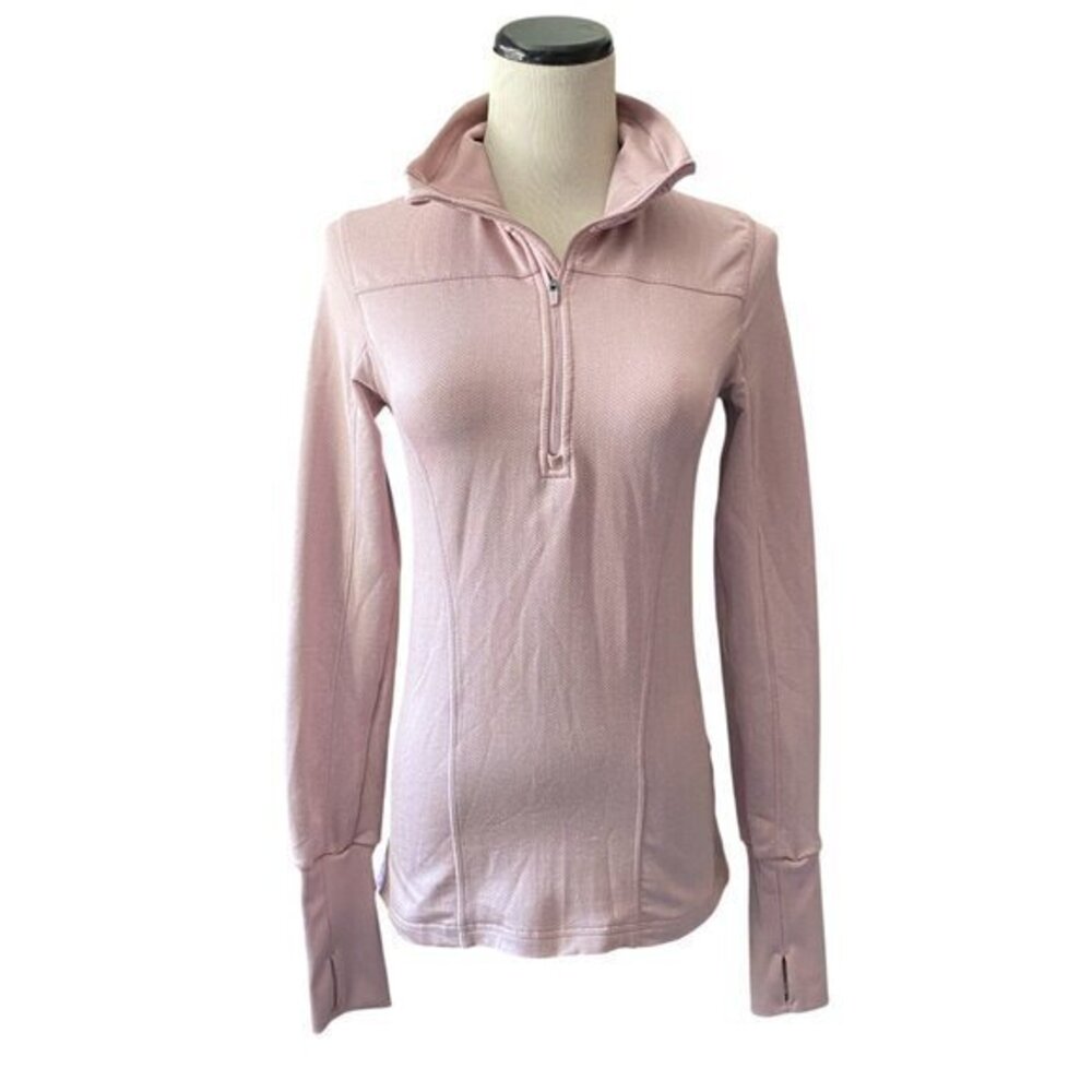 MONDETTA | Pink Warm Long Sleeve Performance Top | xs